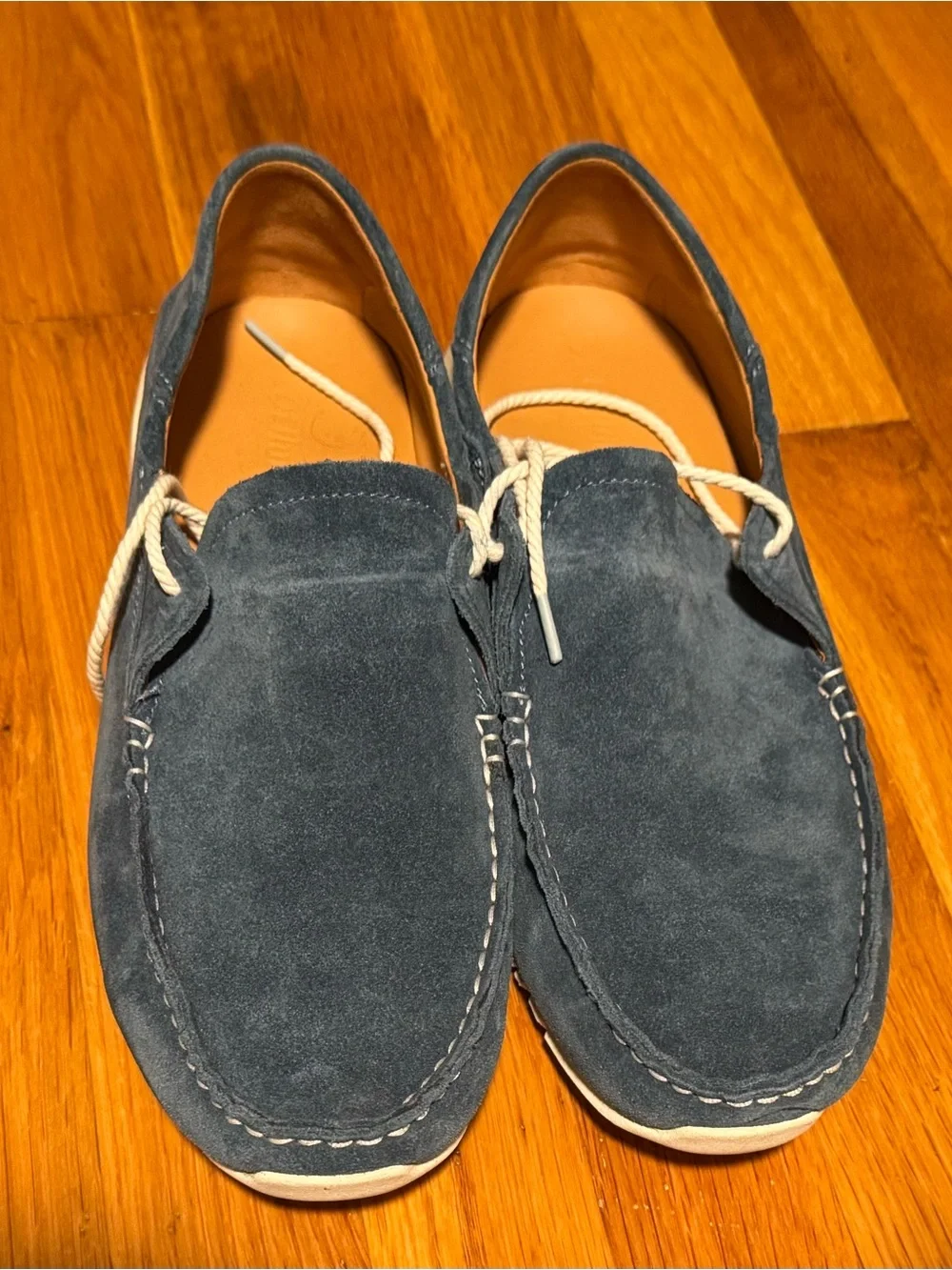 OluKai Ka’a Navy Suede Slip-On Loafers Size 10